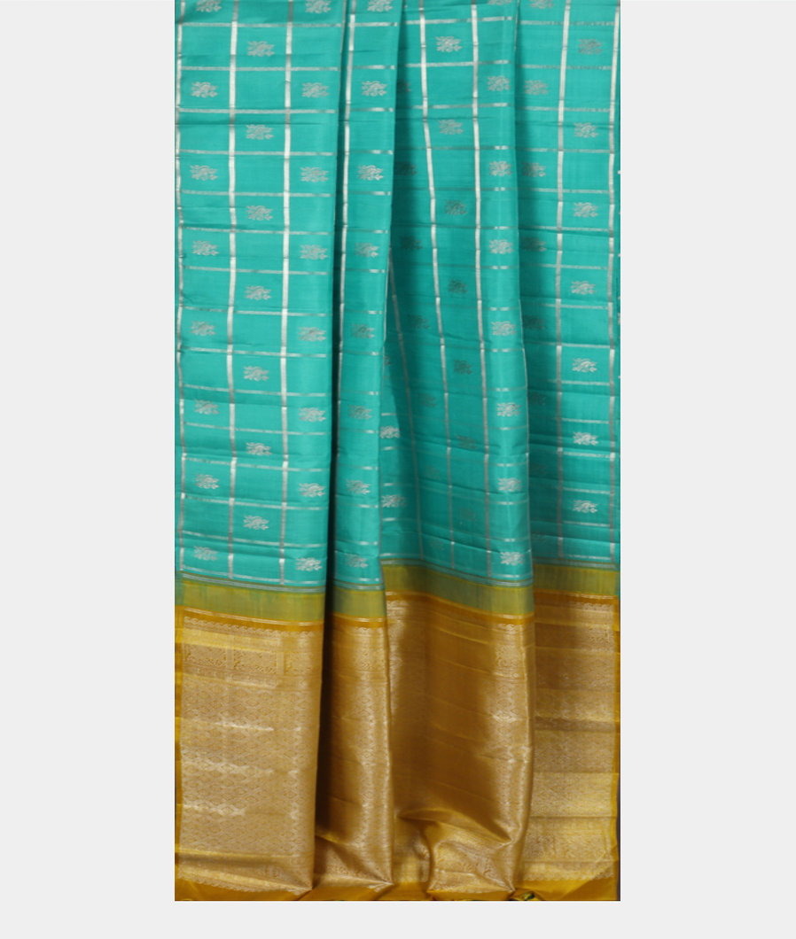 Blue Handwoven Kanjivaram Silk Saree T3927692