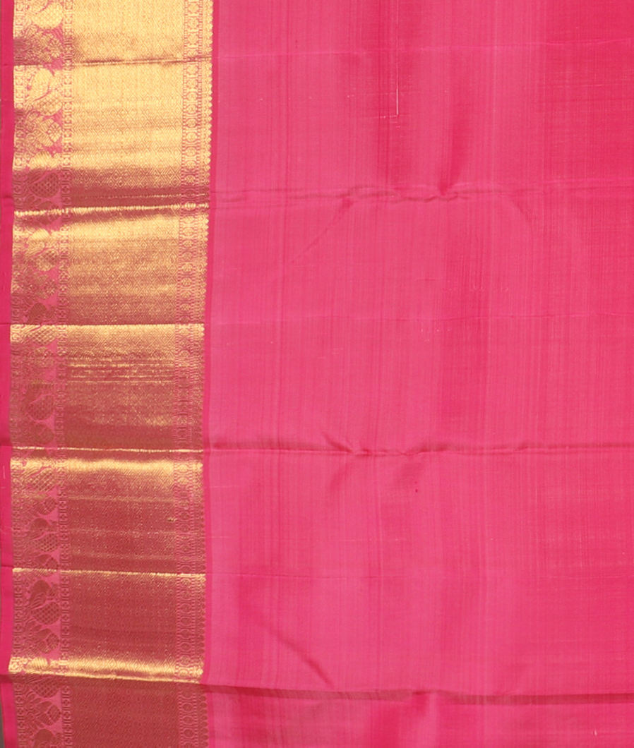 Pink Handwoven Kanjivaram Silk Saree T3712733