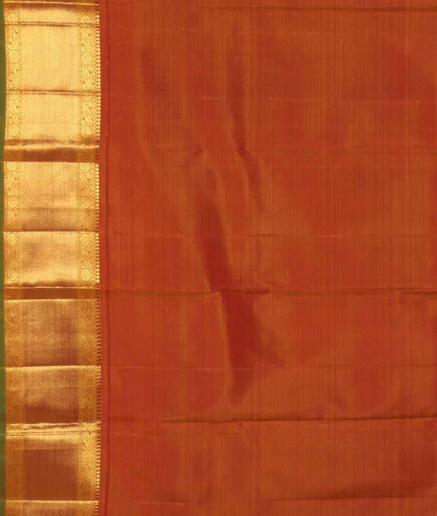 Blue Handwoven Kanjivaram Silk Saree T2179463