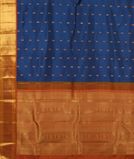 Blue Handwoven Kanjivaram Silk Saree T2179464