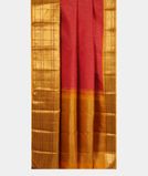 Red Handwoven Kanjivaram Silk Saree T2516982