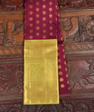 Purple Handwoven Kanjivaram Silk Pavadai T3995681