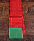 Red Handwoven Kanjivaram Silk Pavadai T3995441