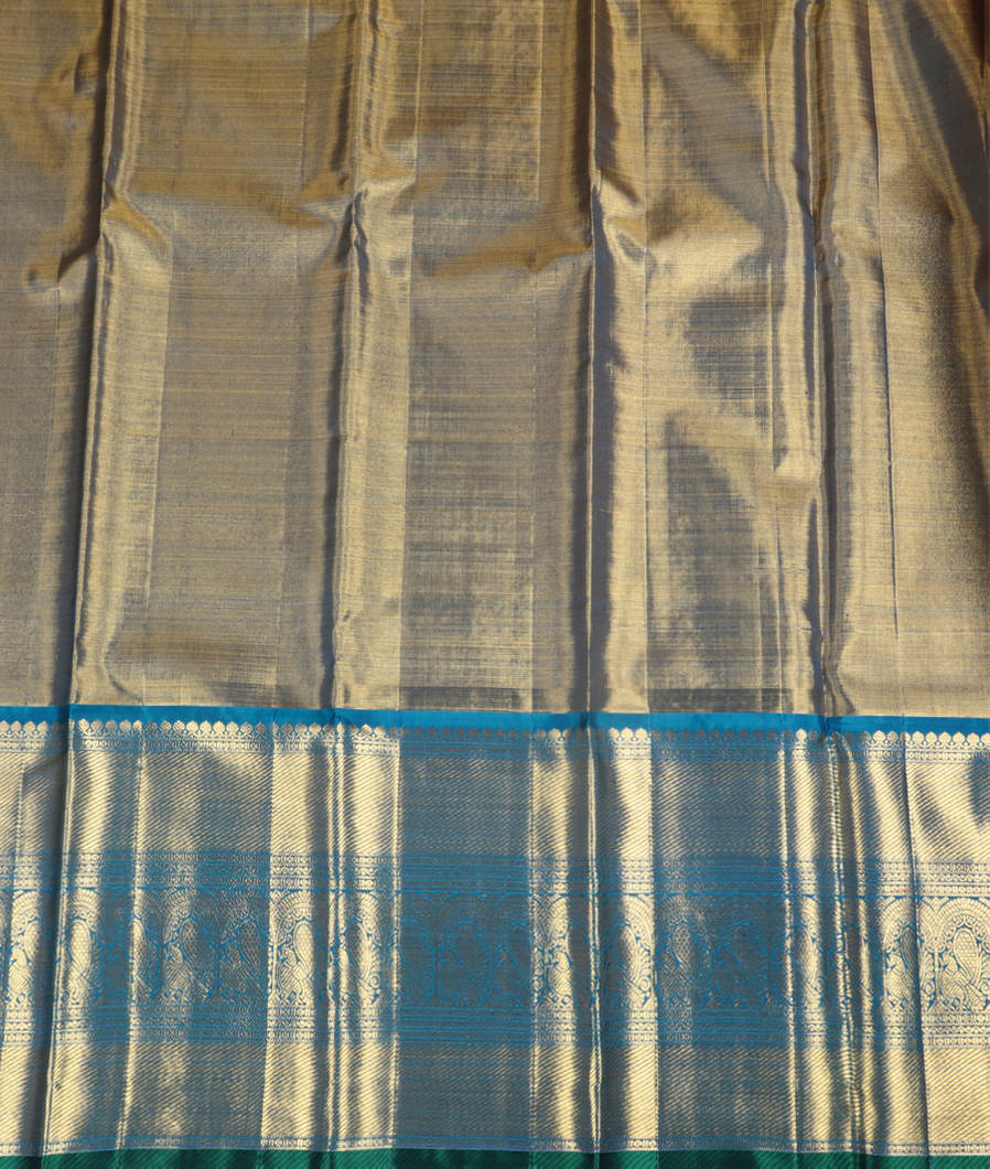Pink Handwoven Kanjivaram Tissue Silk Pavadai T3996042