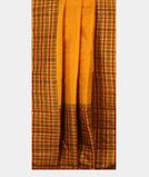 Yellow Handwoven Kanjivaram Silk Saree T3480622