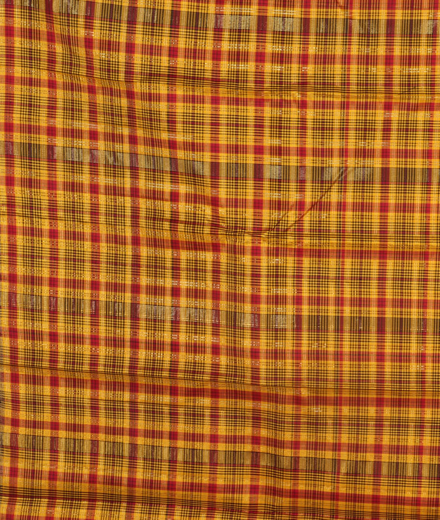 Yellow Handwoven Kanjivaram Silk Saree T3480623