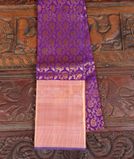 Purple Handwoven Kanjivaram Silk Pavadai T3995551