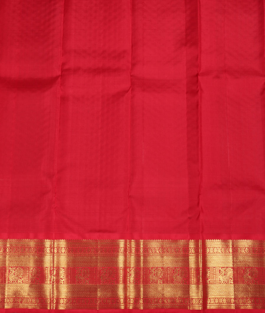 Green Handwoven Kanjivaram Silk Kids Pavadai T3994452