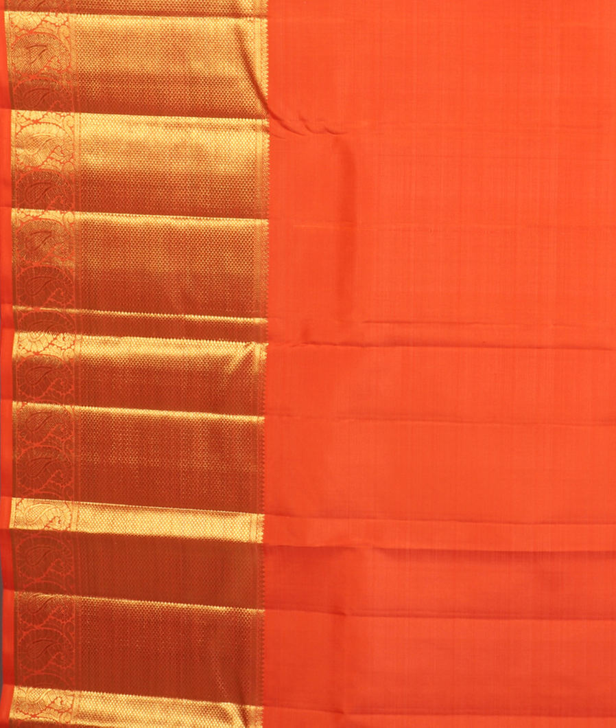 Peach Handwoven Kanjivaram Silk Saree T3629133