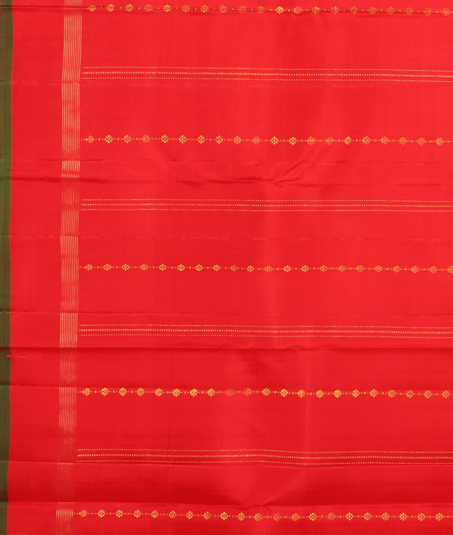Red Handwoven Kanjivaram Silk Saree T3935903