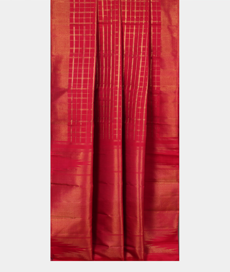 Magenta Handwoven Kanjivaram Silk Saree T3211602