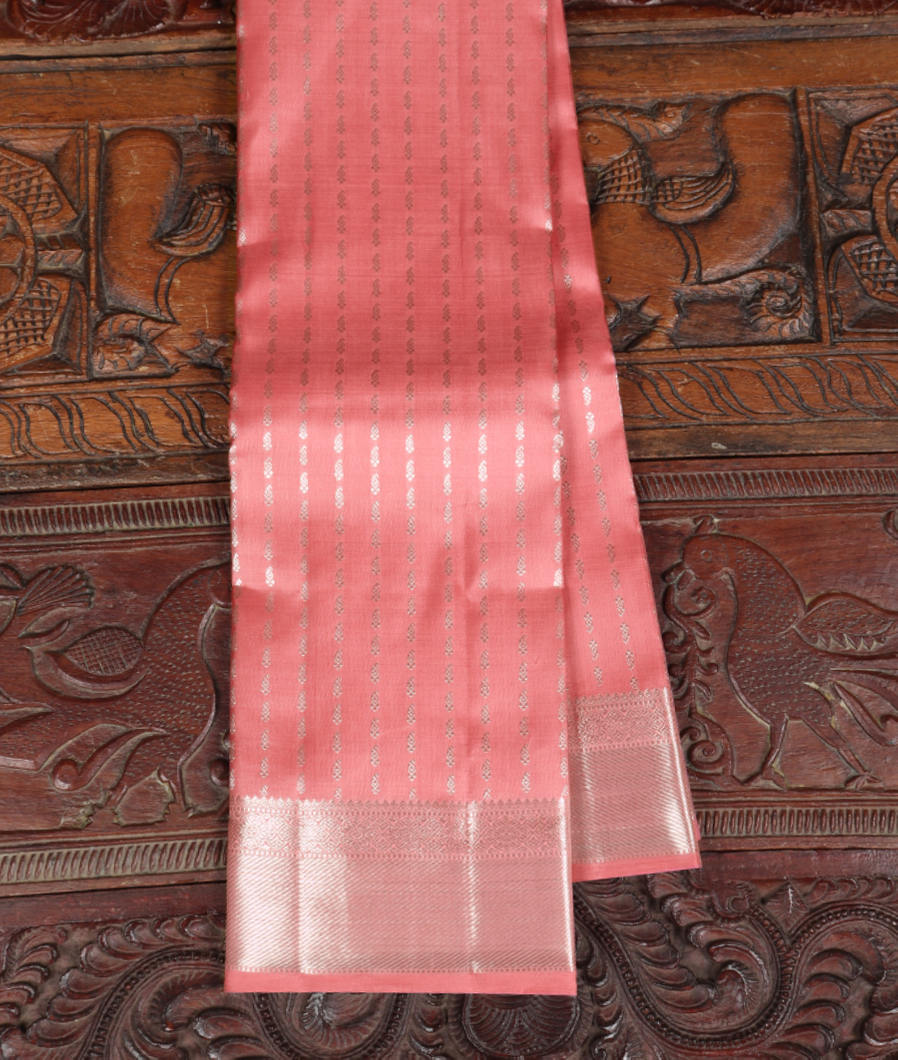Pink Handwoven Kanjivaram Silk Saree T375166-image