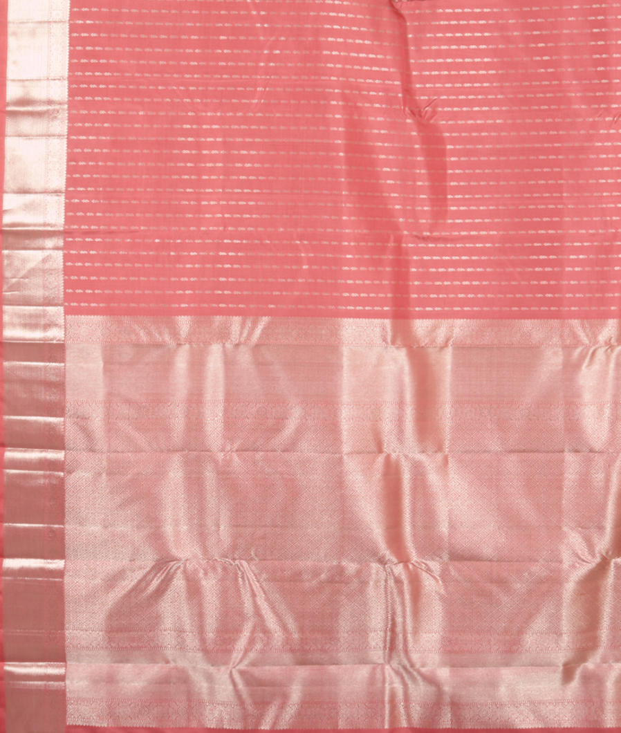 Pink Handwoven Kanjivaram Silk Saree T3751664