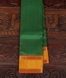 Green Handwoven Kanjivaram Silk Saree T2387681