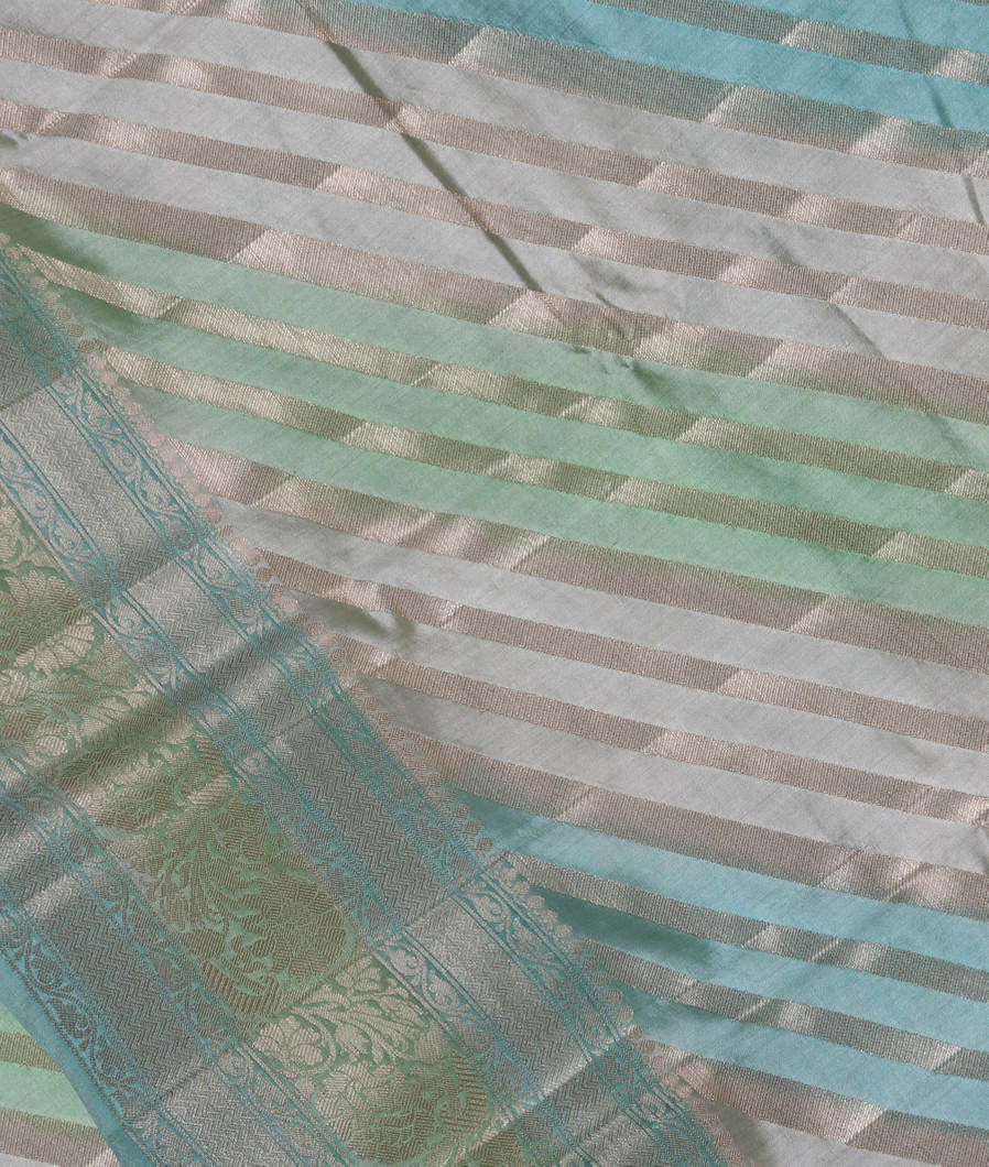 Multicolour Chaniya Silk Saree T389578-image
