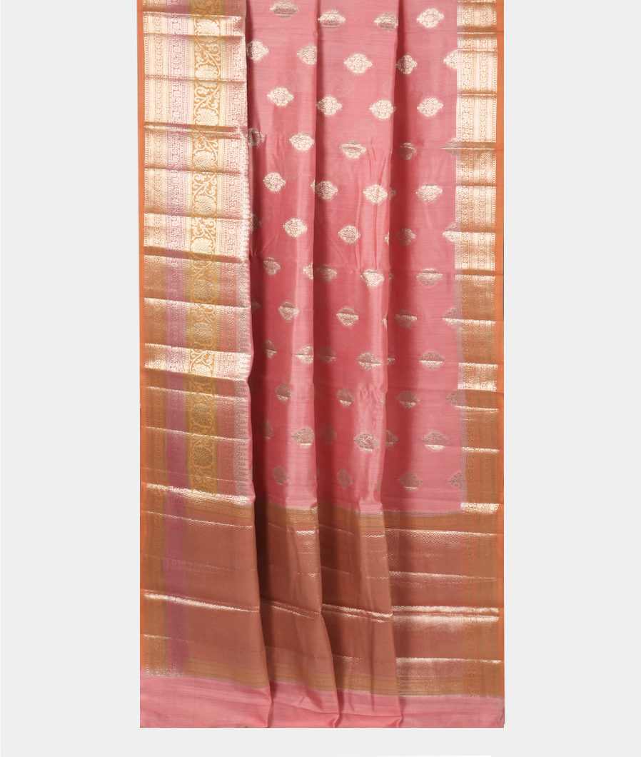 Pink Chaniya Silk Saree T3846572