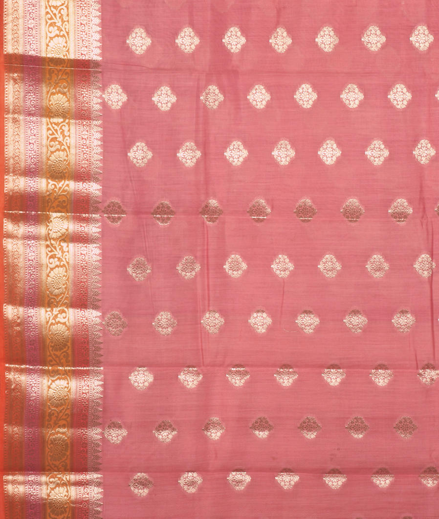 Pink Chaniya Silk Saree T3846573
