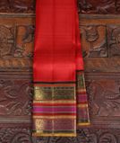 Red Handwoven Kanjivaram Silk Saree T3495831