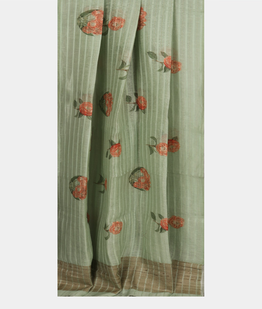 green-linen-printed-saree-t352636-t352636-b