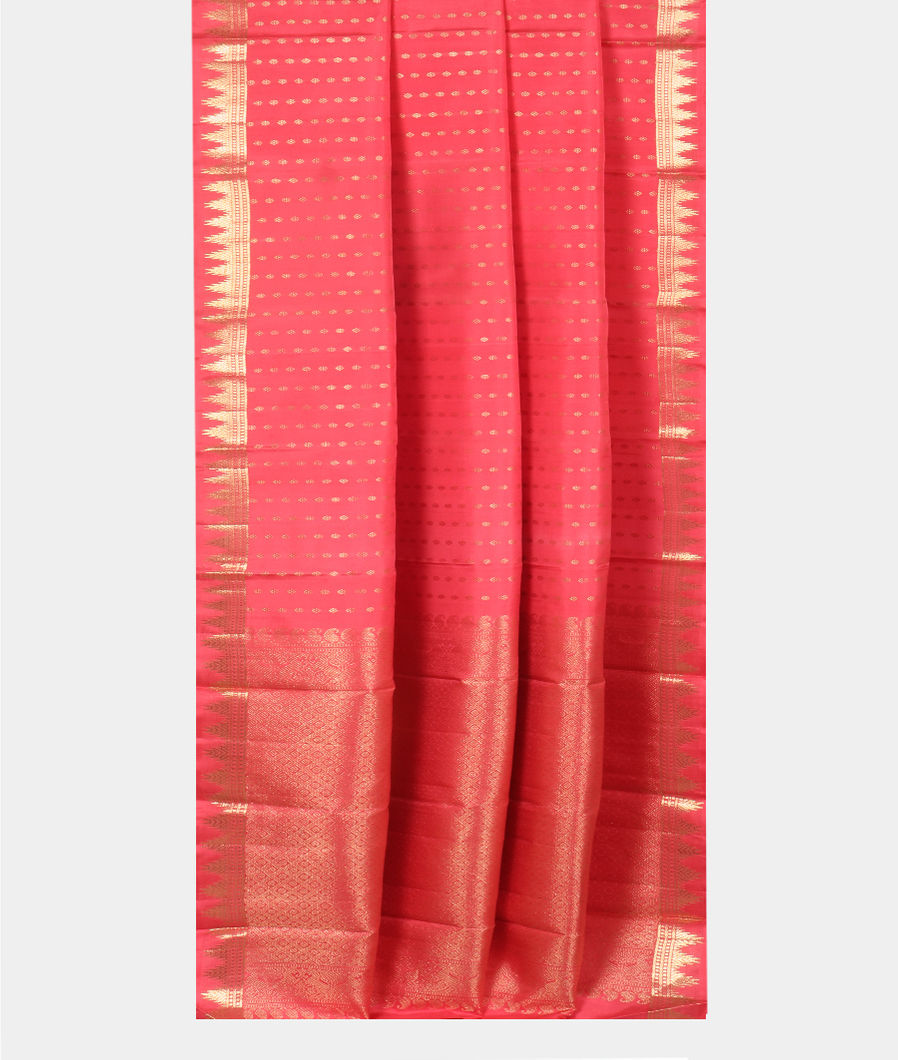 Pink Handwoven Kanjivaram Silk Saree T3155672