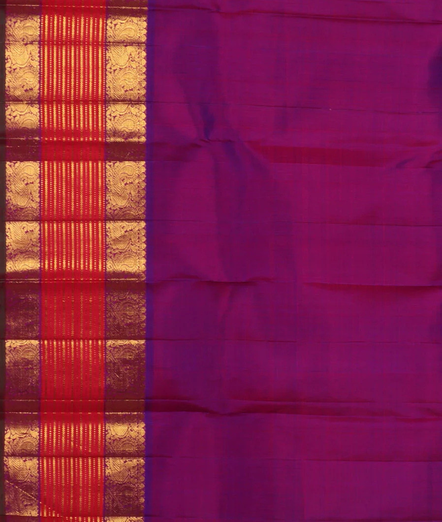 White Handwoven Kanjivaram Silk Saree T4025203