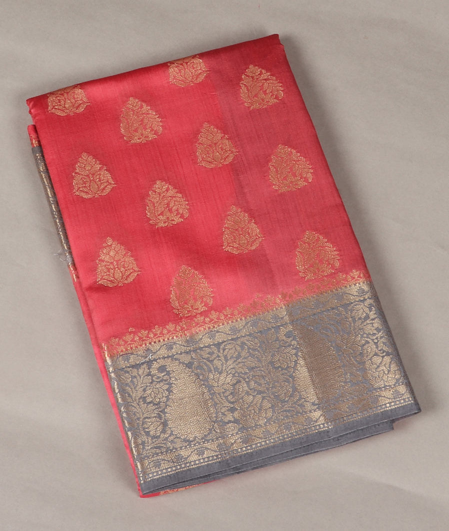 Pink Chaniya Silk Saree T379546-image