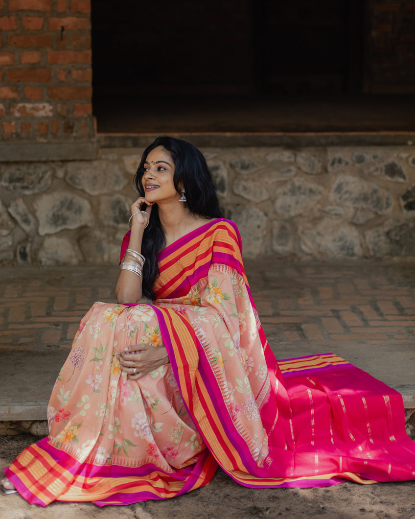 Teal Color Banarasi Silk Saree At Riwazo