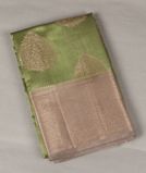 Green Chaniya Silk Saree T3800061