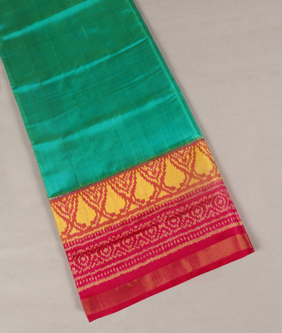 Green Patola Silk Saree T315443-image