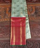 Blue Handwoven Kanjivaram Tissue Silk Pavadai T3995921