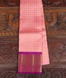 Pink Handwoven Kanjivaram Silk Pavadai T3995571