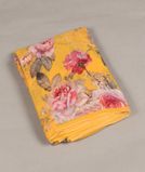 Yellow Chiffon Silk Saree T3488751