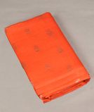 Orange Woven Raw Silk Saree T2824001