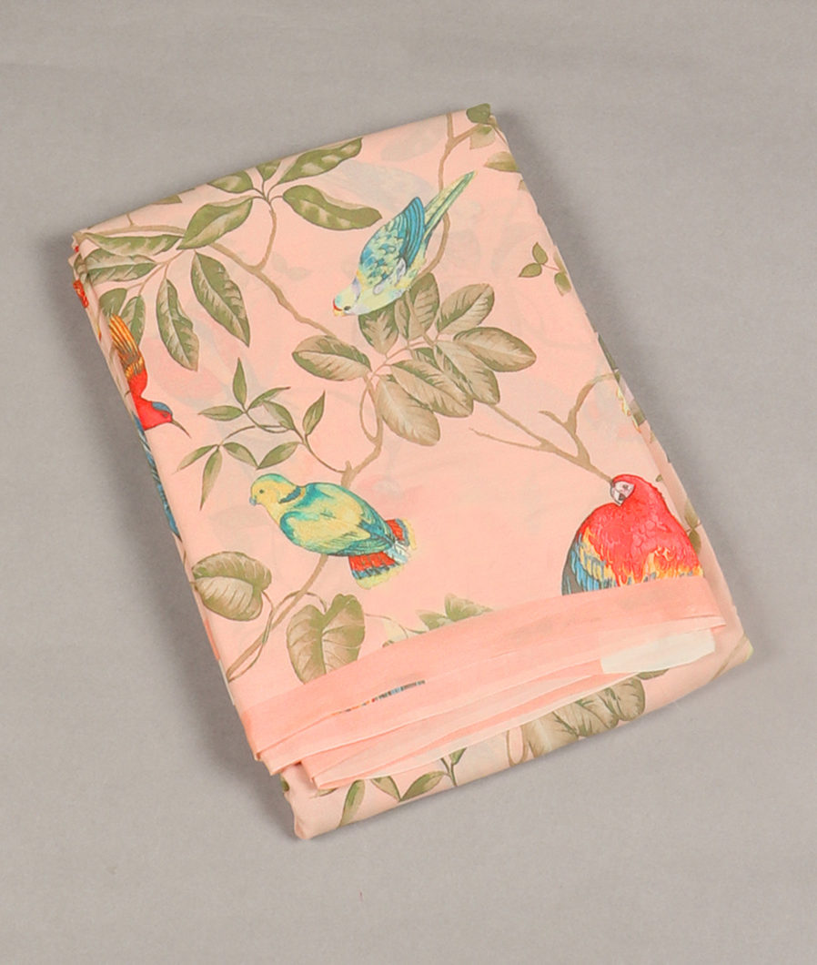 Light Pink Crepe Silk Saree T366924-image