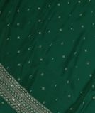 Green Crepe Silk Embroidery Saree T3600895