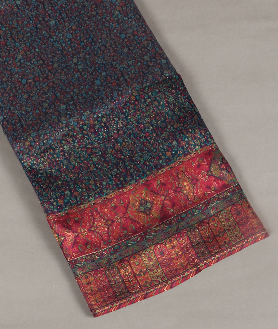 Blue Cashmere Kani Silk Saree T370439-image