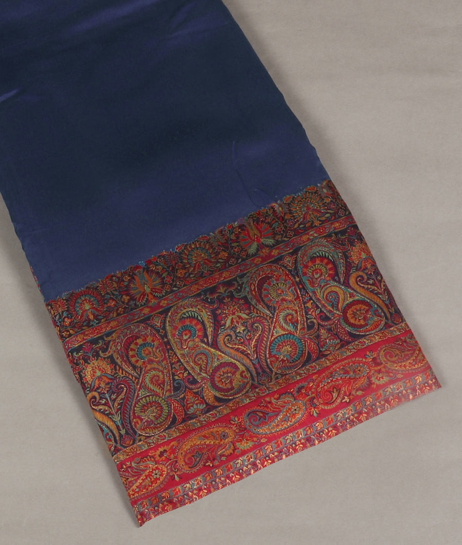 Blue Cashmere Kani Silk Saree T370443-image