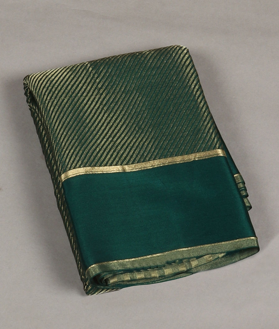 Green Georgette Silk Saree T369339-image