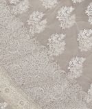 Off - White Georgette Silk Embroidery Saree T1021895