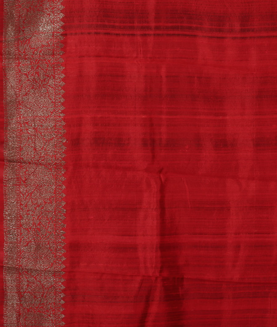 Greenish Blue Banaras Tussar Saree T4037503