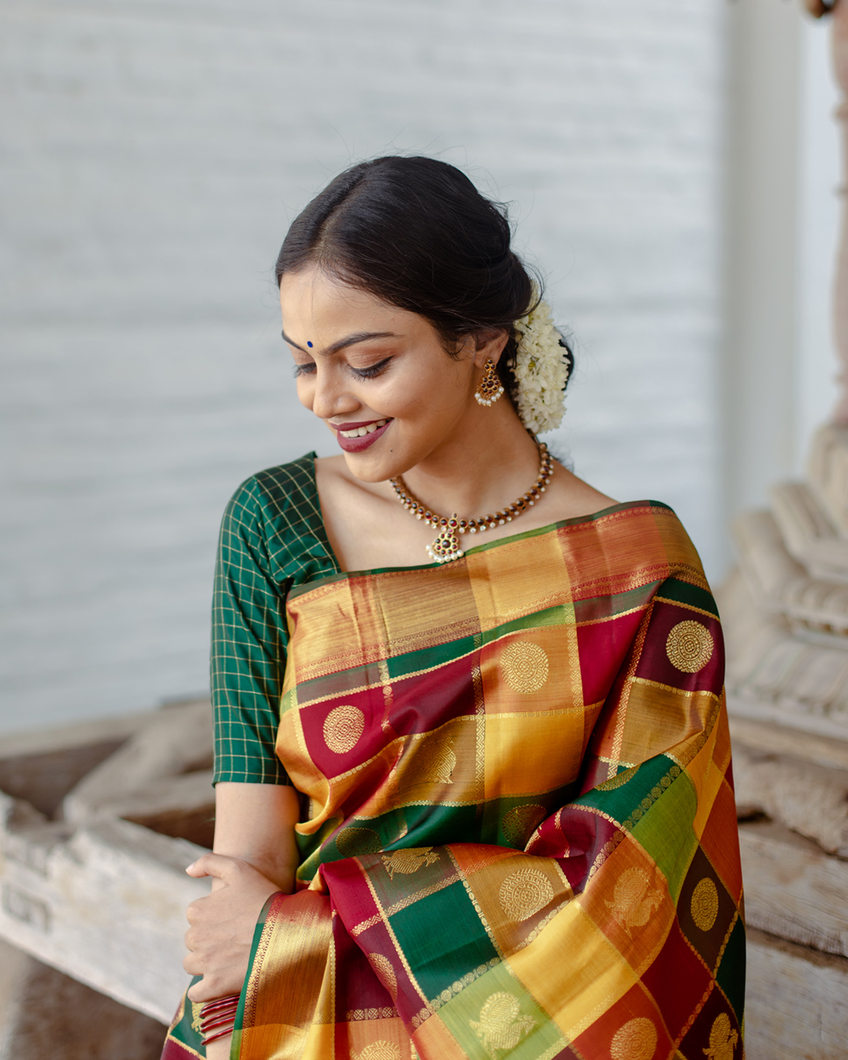 Buy Pure Silk Kanjivaram/Kanchipuram Sarees Online | Tulsi Silks