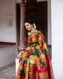 Multicolour Kanjivaram Silk Saree T3674759