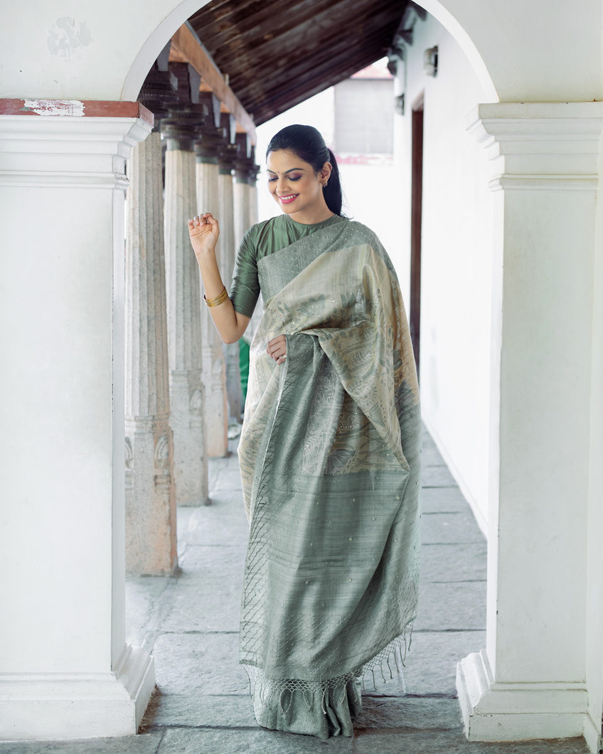 greenish-grey-tussar-printed-saree-t386191-t386191-b