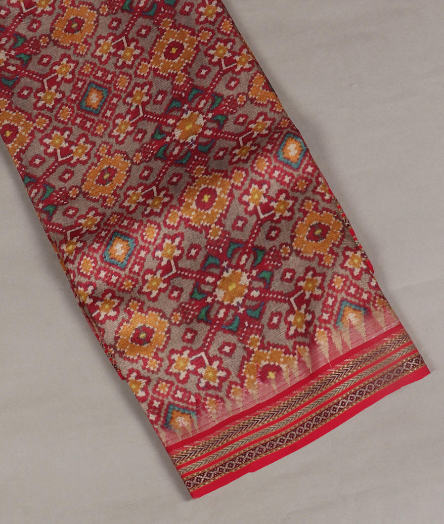Grey Vidarbha Tussar Saree T334282-image