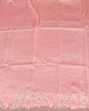 Pink  Kora Organza Embroidery Saree T3808999