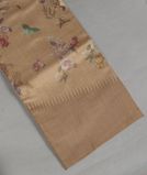 Beige Tussar Printed Saree T3562231