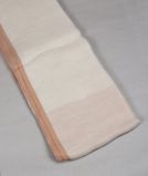 Off-White Handwoven Linen Saree T2675931