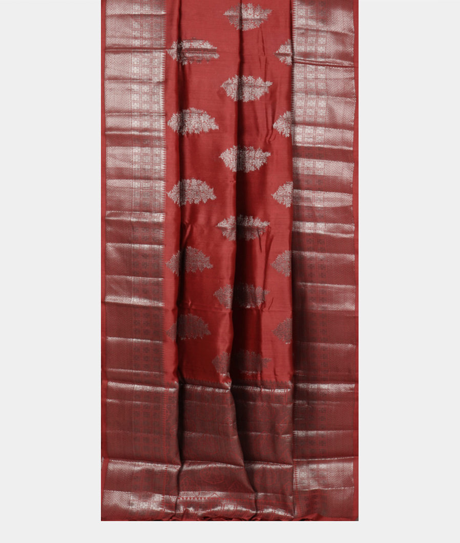 Rust pink Chaniya Silk Saree T3845802