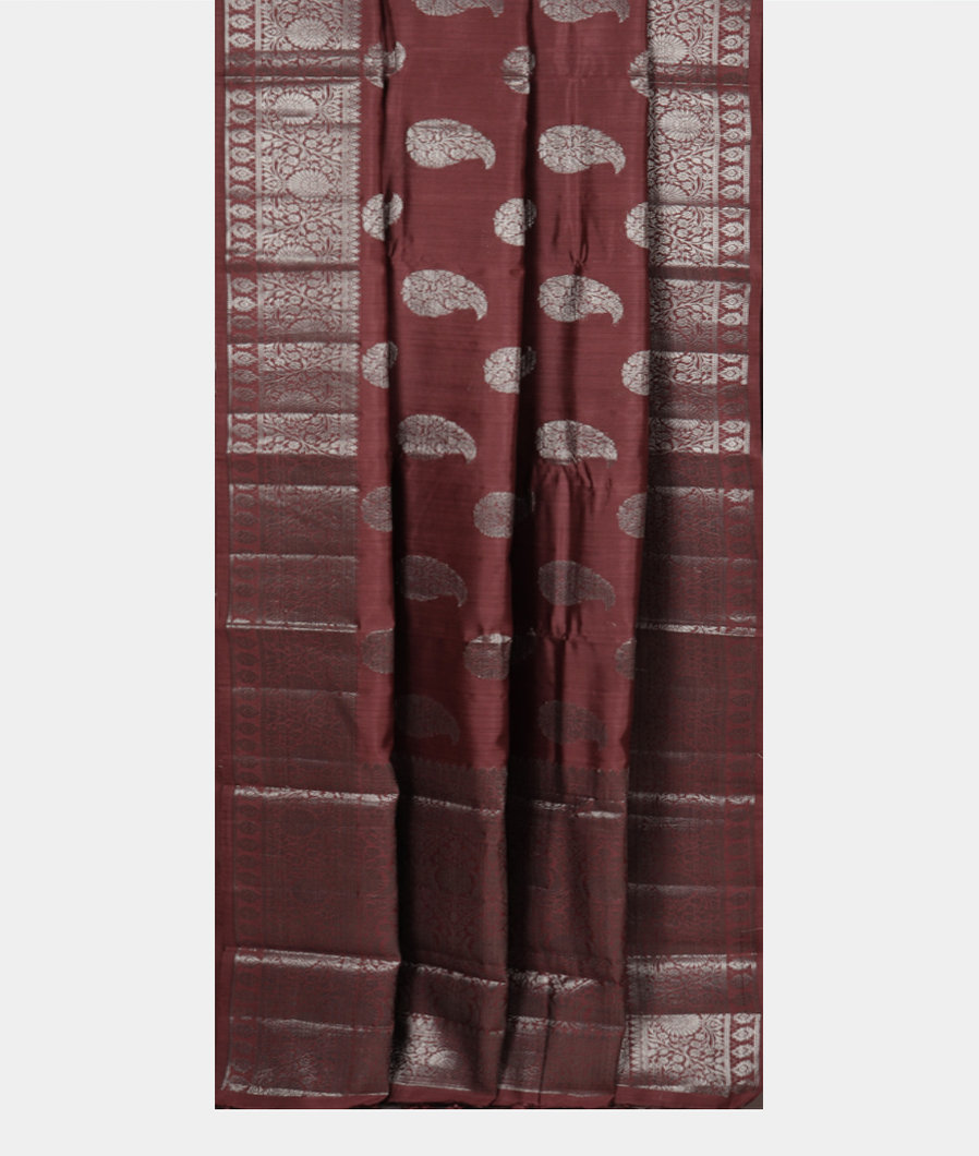 Mauve Pink Chaniya Silk Saree T3845842