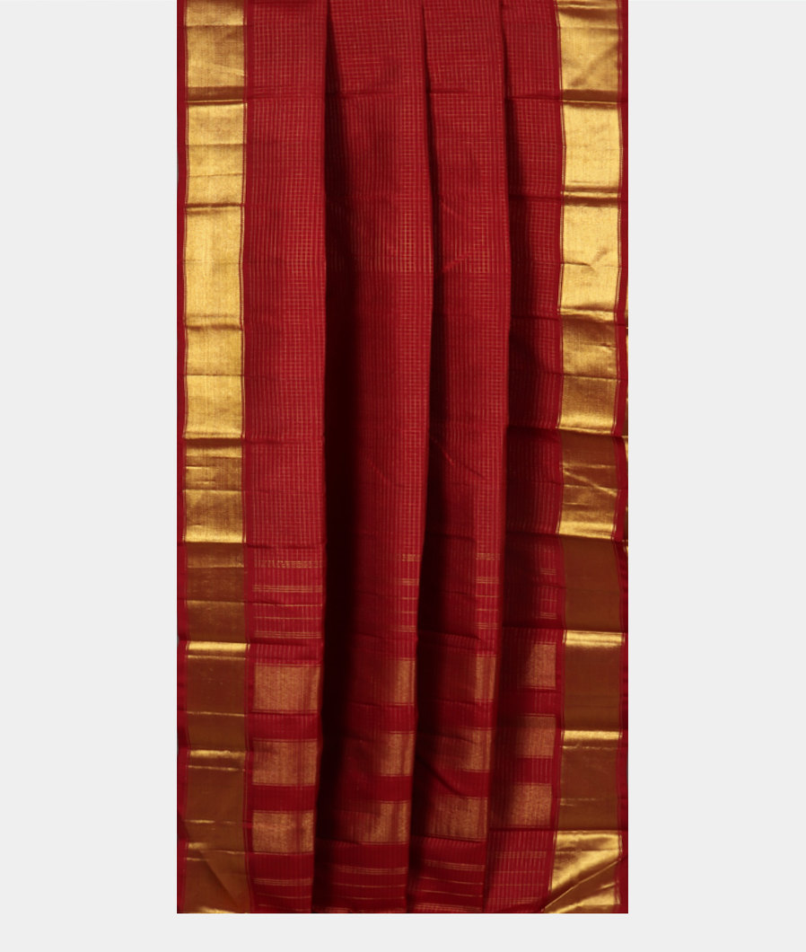 Maroon Handwoven Kanjivaram Silk Saree T3924402